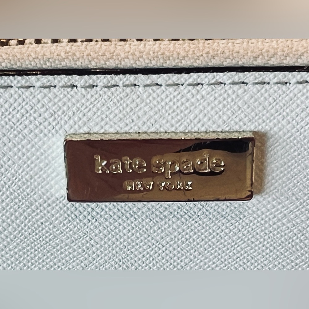 Kate Spade “Neda - Laurel Way” Large Continental Wallet (Cement/Pumice) - Picture 6 of 6